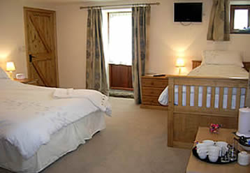 Quality rated bed and breakfast accommodation Callington Cornwall
