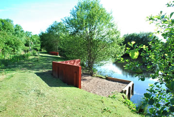 Wildlife abounds on our trout fishing lake and coarse fishing lake at Polhilsa