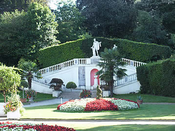 Mount Edgecumbe formal gardens by the Orangery