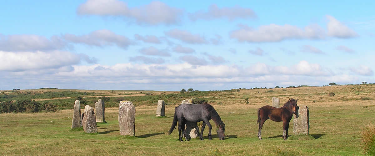 The Hurlers on Bodmin Moor